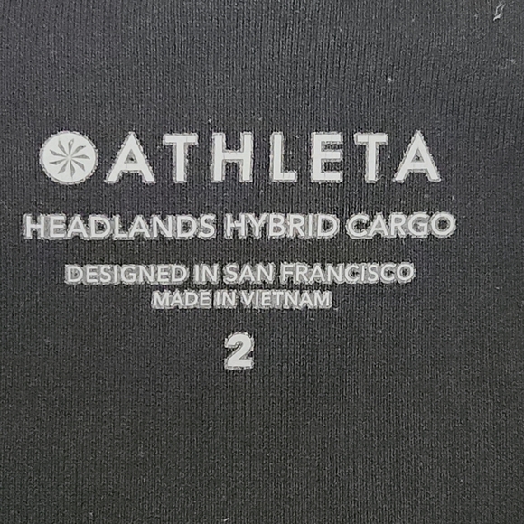 ATHLETA Headlands Hybrid Cargo Pants black size 2 - Picture 8 of 12